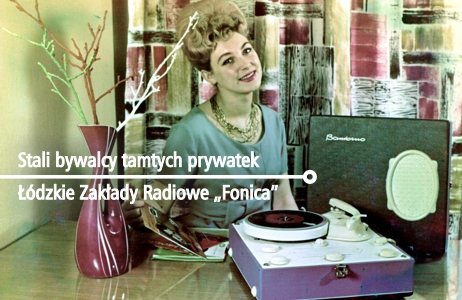 Ilustracja pochodzi z niepublikowanej kroniki zakładowej przekazanej do zbiorów MMŁ przez dawnych pracowników Foniki. Muzeum poszukuje informacji o autorach fotografii.